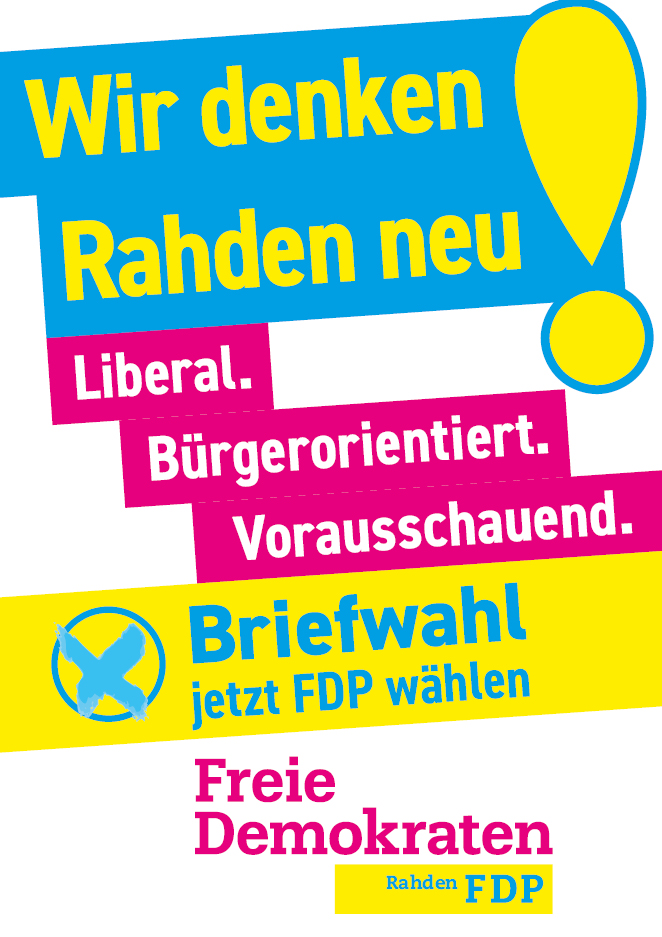 Plakat - Wir denken Rahden neu!